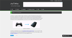 Desktop Screenshot of joytokey.net